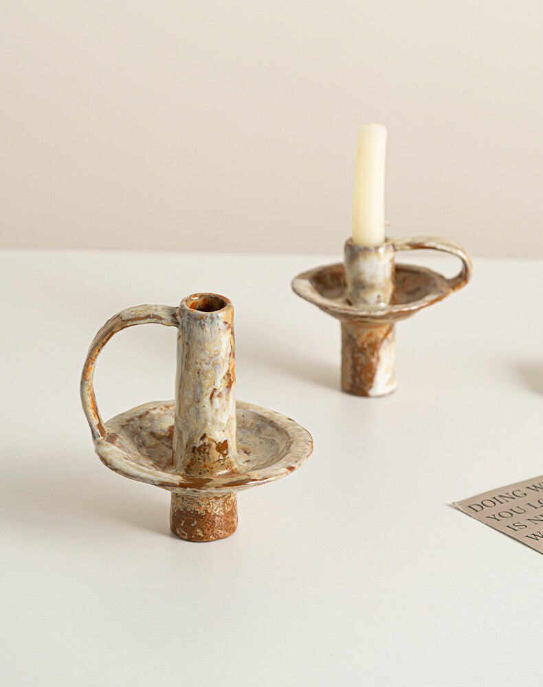 Vintage Ceramic Aromatherapy Handmade Candle Holder