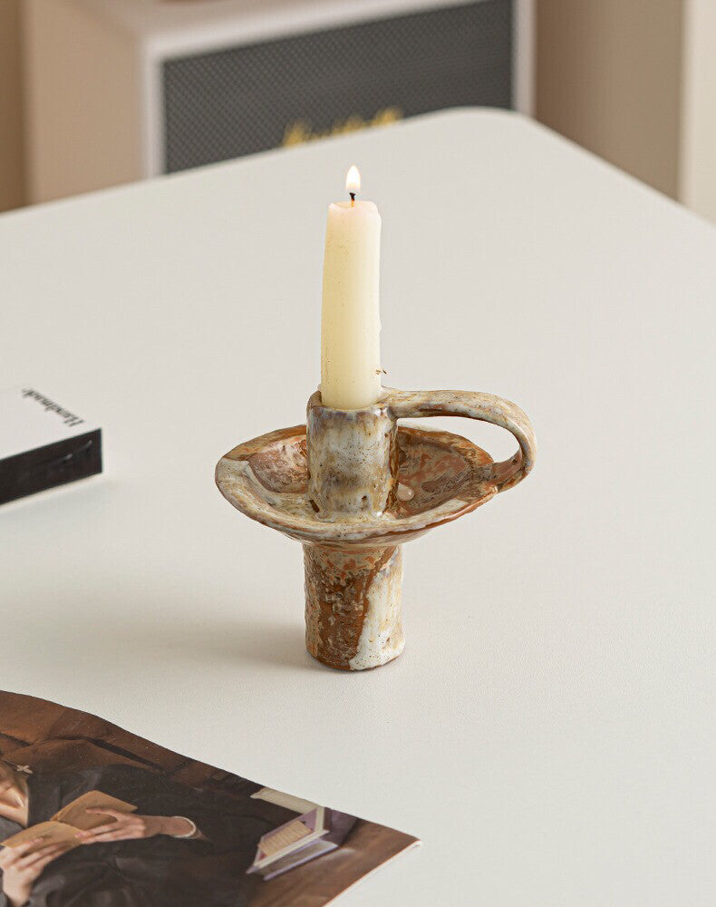 Vintage Ceramic Aromatherapy Handmade Candle Holder