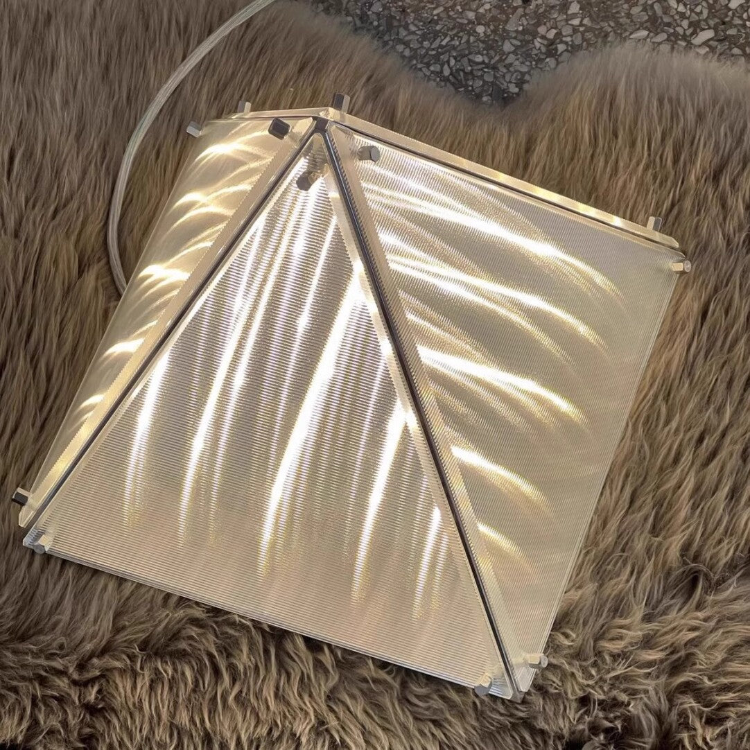 Glass Art Floor Designer Lamp