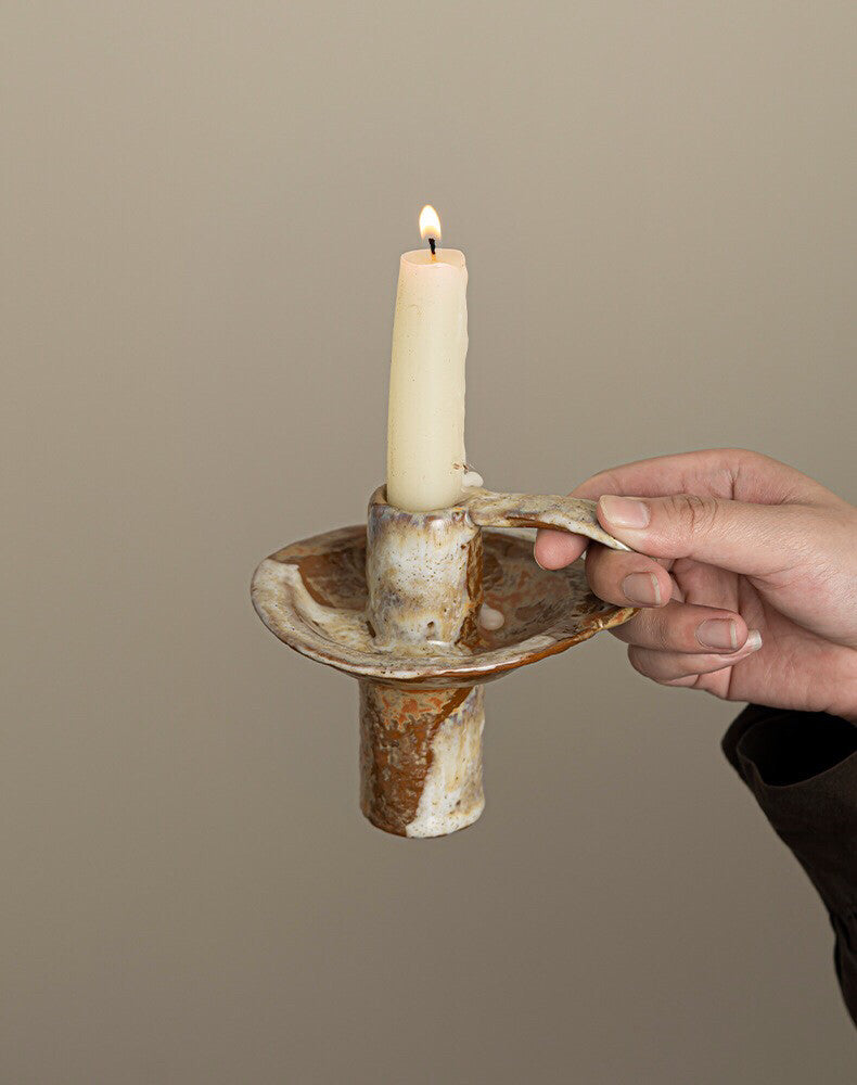 Vintage Ceramic Aromatherapy Handmade Candle Holder